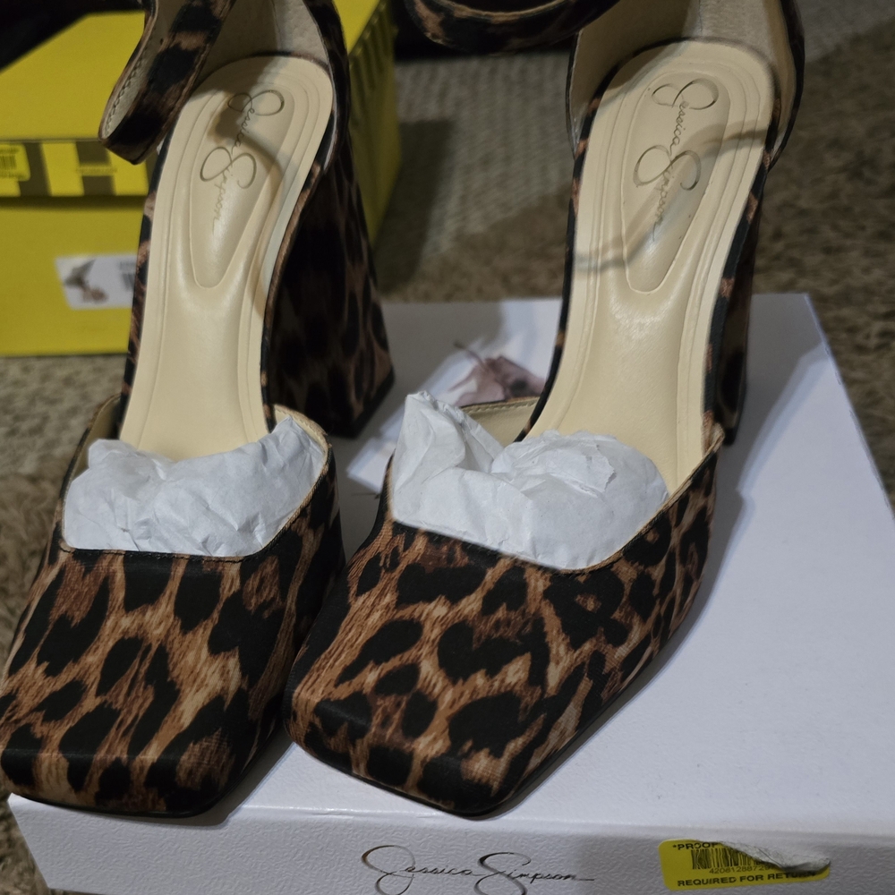 Jessica Simpson Leopard Print Women's Shoes